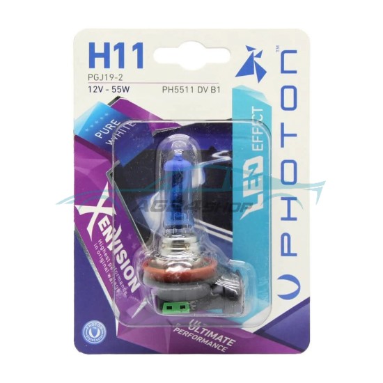 Халогенна крушка Photon H11 12V 55W Xenon Vision