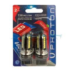 LED Габаритни Крушки 12/24V T20 21/5W EXCLUSIVE