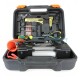 Комплект компресор за гуми метален и ремонтен комплект – 2 бутала