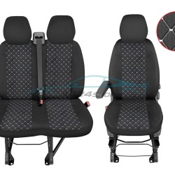 Тапицерия за Peugeot Boxer / Пежо Боксер 2015+ 2+1 бял шев