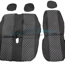 Тапицерия за Peugeot Boxer / Пежо Боксер 2015+ 2+1 бял шев