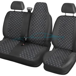 Тапицерия за Renault Master / Рено Мастер 2009+ 2+1 бял шев