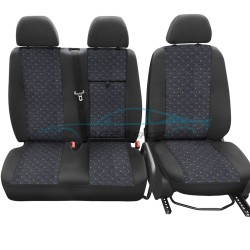 Тапицерия за Volkswagen Crafter / Волксваген Крафтер 2006+ 2+1 син шев