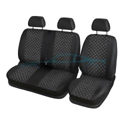 Тапицерия за Mercedes Sprinter / Мерцедес Спринтер 2018+ 2+1 бял шев