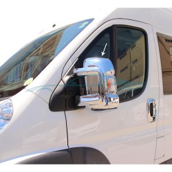 Хромирани капаци за огледала на Ducato / Boxer / Jumper 2006 +