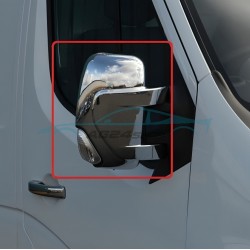 Хромирани капаци за огледала на Renault Master 3 2011 +