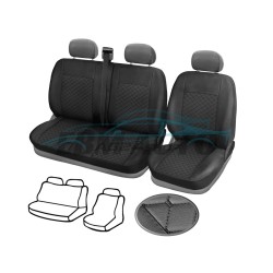 Кожена Тапицерия за бус Opel Vivaro / Опел Виваро 2001 -13 2+1 8 цвята