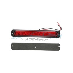  Мигащи Блиц Габарити ЛЕД 12 LED 12-24V 114mm / ЧЕРВЕН