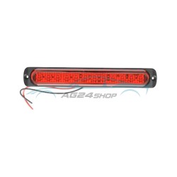  Мигащи Блиц Габарити ЛЕД 12 LED 12-24V 114mm / ЧЕРВЕН