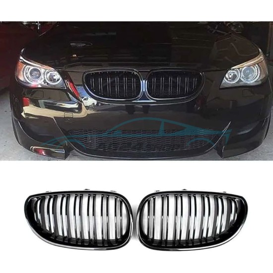 Бъбреци с двойни ребра M5 черен лак БМВ / BMW E60 , E61 2004 - 2009