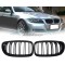 Бъбреци с двойни ребра черен лак БМВ / BMW Е90 Е91 2008 - 2011 Facelift
