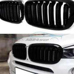 Бъбреци с двойни ребра черен лак БМВ / BMW X5 E70 , X6 E71 2007 - 2014