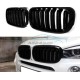 Бъбреци с двойни ребра черен лак БМВ / BMW X5 E70 , X6 E71 2007 - 2014