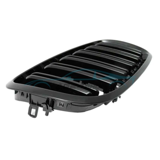 Бъбреци с двойни ребра черен лак БМВ / BMW X5 E70 , X6 E71 2007 - 2014