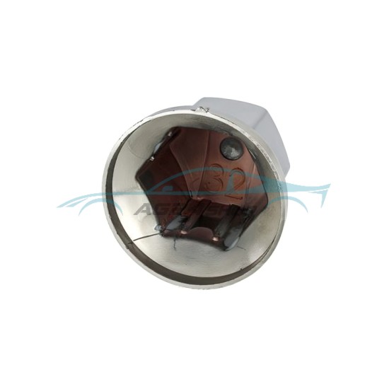 100 Броя Капачки за болт за ТИР / Камион 33mm дълбоки – Никел