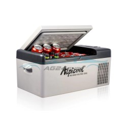 Alpicool Aвтомобилен хладилник - Авто хладилник 15Л – 12/24/100-240V