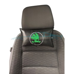 SKODA - Луксозни авто възглавнички изцяло от кожа - комфорт и правилна стойка