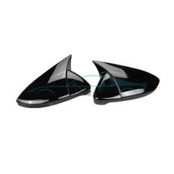  КАПАЦИ ЗА ОГЛЕДАЛА BMW E60 2007-09 face ЧЕРЕН ГЛАНЦ