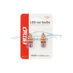 Крушки AMIO LED CANBUS T10e W5W 5600K 12V