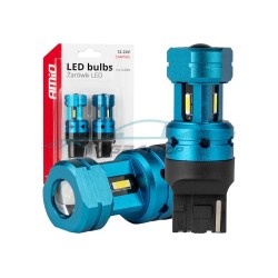 Крушки AMIO 4 LED T20 W21W 6000K 12-24V